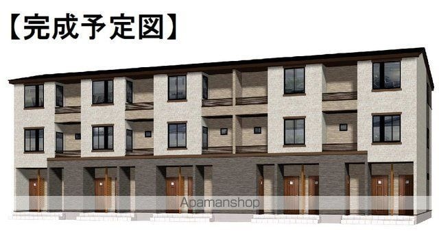 ヒカルサ甲府国母　イースト[1LDK/38.52m2]の外観