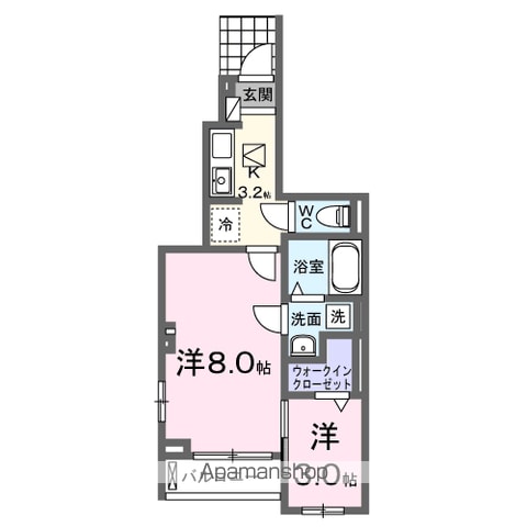 グラシアス　南アルプスの間取り