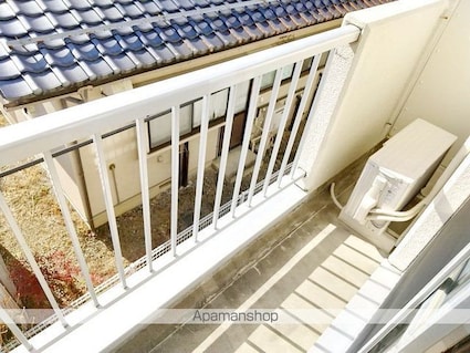 フラワーハイツ松岡[1K/26.4m2]のバルコニー