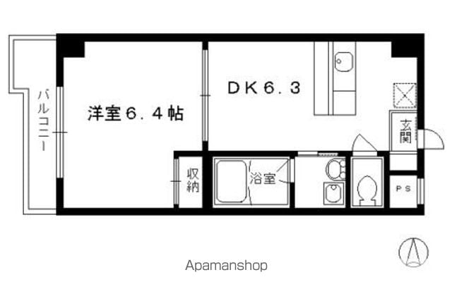 下京区西七条掛越町マンションの間取り写真
