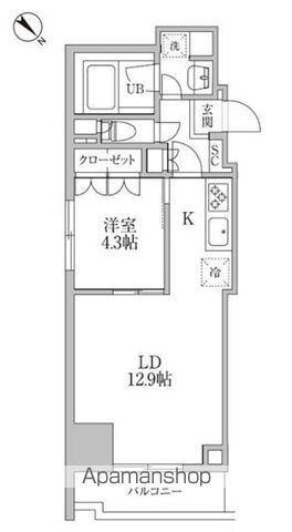 レジディア文京本郷Ⅲの間取り