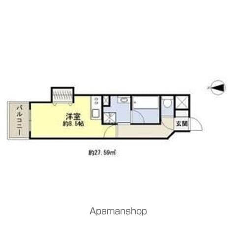 サージュ天王寺の間取り写真