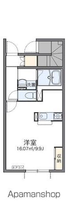 レオネクストはぶ[1K/31.51m2]の間取図