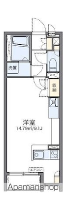 レオネクストステビア[1R/26.5m2]の間取図