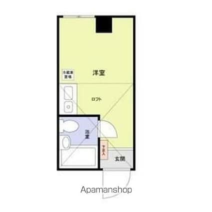 ダイヤモンドビル東日本橋第三[1R/9.74m2]の間取図