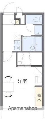 レオパレスエスペーロ・Ｉ[1K/23.18m2]の間取図