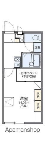 レオパレスアルシオネの間取り