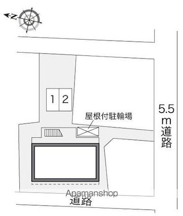レオパレスＵｒｂａｎ　Ｆｏｒｅｓｔ[1K/19.87m2]の配置図