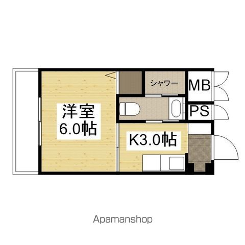 第6みぞたコーポの間取り写真