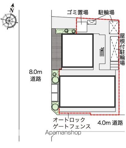 レオパレスクオラ 206 ｜ 東京都練馬区石神井台７丁目15-5（賃貸マンション1K・2階・20.81㎡） その17