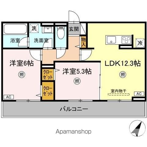 DーRESENA丸山Sの間取り写真