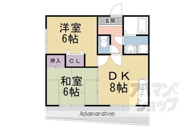 カーム瀬田の間取り写真