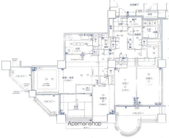 ACITYタワーズイーストの間取り写真