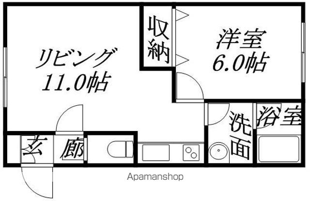 メゾンドアリスの間取り写真