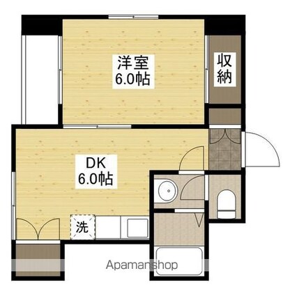リヴラン[1DK/31.03m2]の間取図