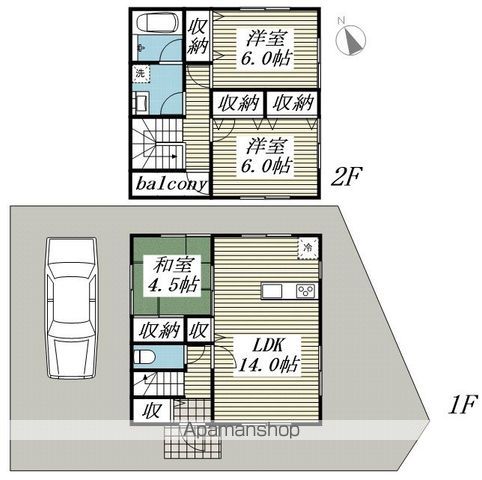 Ｋ’Ｓヴィレッジ笹川　Ａの間取り
