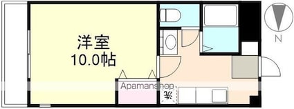 エスポワール[1K/29.81m2]の間取図