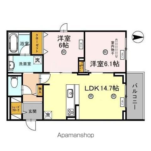 Fortuna江坂の間取り写真
