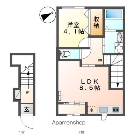 【ＥＸＣＥＬ　ＶＩＬＬＡ　・ＴＡＭＡの間取り】