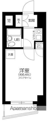 シーアイマンション池袋西[1K/18.13m2]の間取図