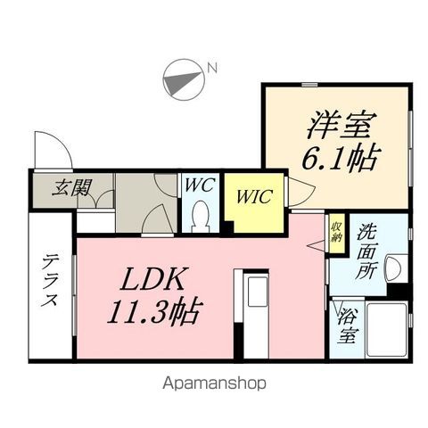 ヴィラージュ 弐番館の間取り写真