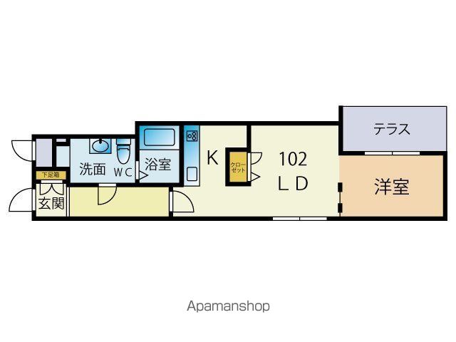 GRANPASEO大濠の間取り写真