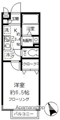 中央本線 立川駅 徒歩8分 2階建 築17年の間取り写真