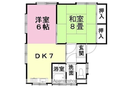 スカイパーク[1LDK/46.28m2]の間取図