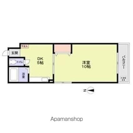 東京都練馬区練馬４丁目[1DK/32.88m2]の間取図