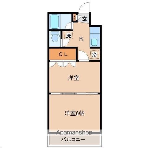 イーグルハイツ宮町の間取り写真