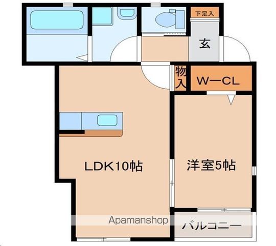 トゥインクルコート4番館の間取り写真