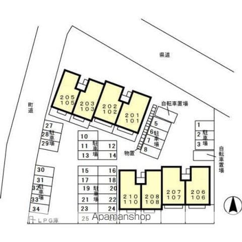 ＴＨＲＥＥ　ＷＯＯＤＳ　Ｙ＆Ｆ　Ｂ 201 ｜ 岐阜県羽島郡笠松町米野417（賃貸アパート2LDK・2階・59.54㎡） その10