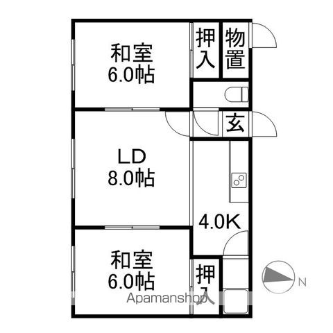 田中マンションの間取り写真