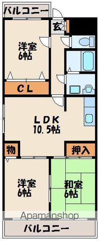 ルネッサンス栄町の間取り写真