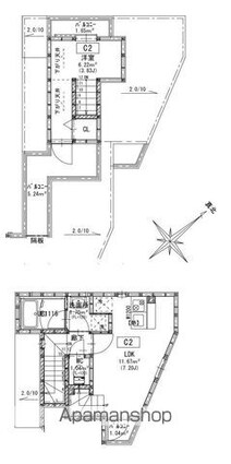 ＦＡＩＲ阿佐ヶ谷[1LDK/30.87m2]の間取図