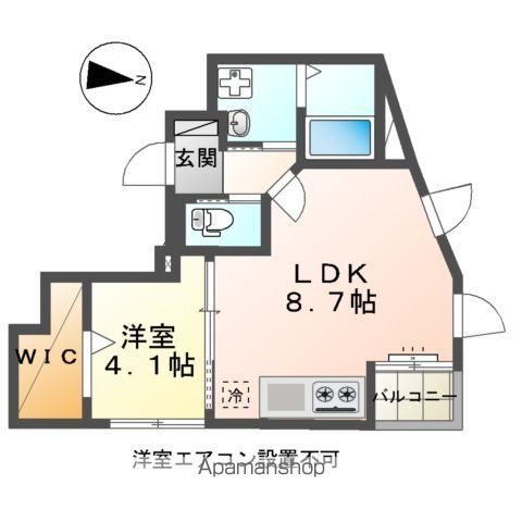 同じ建物の物件間取り写真 - ID:213112058347