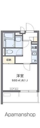 クレイノ石原橋[1K/21.47m2]の間取図