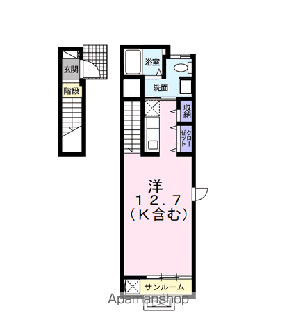 アビタシオン柳戸東の間取り写真