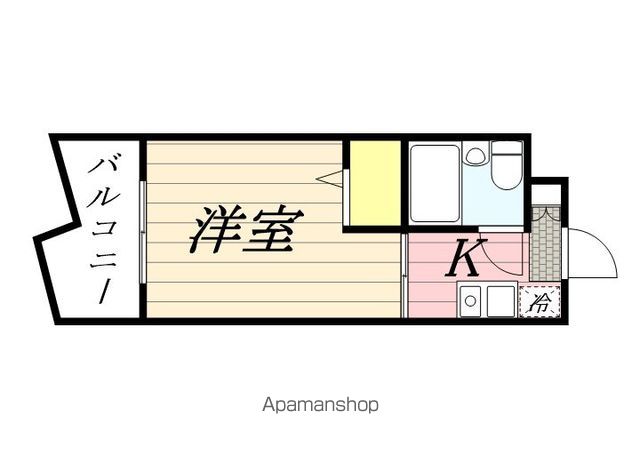 【福岡市南区塩原のマンションの間取り】