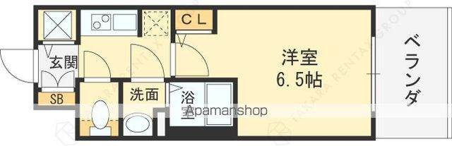 SーRESIDENCE高井田BELETAの間取り写真