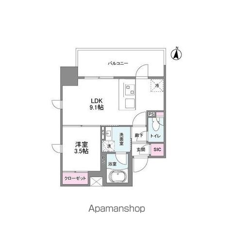 シーズンフラッツ新大阪の間取り