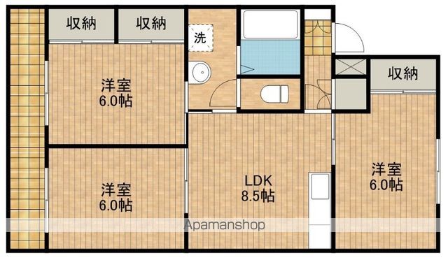 グランドール上島の間取り写真
