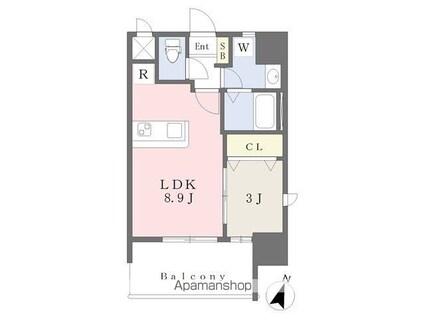 ＭＡＹＦＡＩＲ　ＳＴＡＴＩＯＮ　ＦＲＯＮＴ　ＰＲＥＭＩＵＭ[1LDK/31.04m2]の内装9