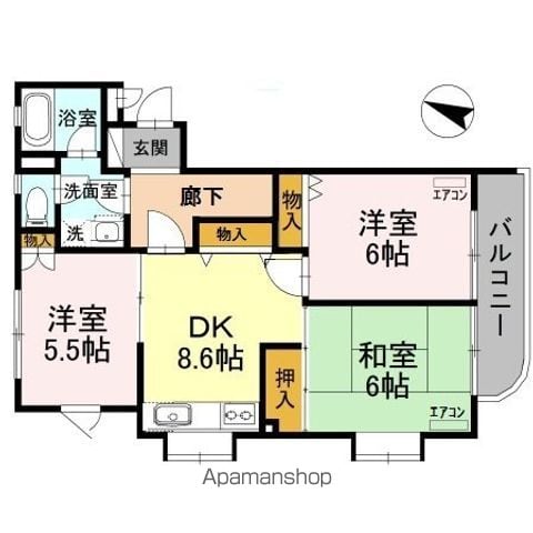 パークス IIの間取り写真