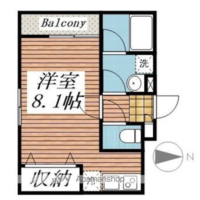 ケンズ　グランノーリ・エム[1R/26.52m2]の間取図