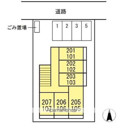 パークヴィラ 107 ｜ 東京都小金井市前原町３丁目3-19（賃貸アパート1R・1階・24.78㎡） その11