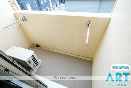 ネスト山越[1R/21.36m2]のバルコニー