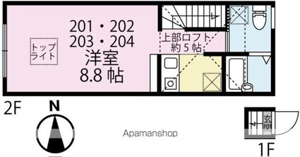 ＭＩＮＡ　ＮＩＪＵＫＵ[1R/26.16m2]の間取図