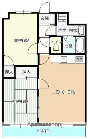 サンライズ長友の間取り写真