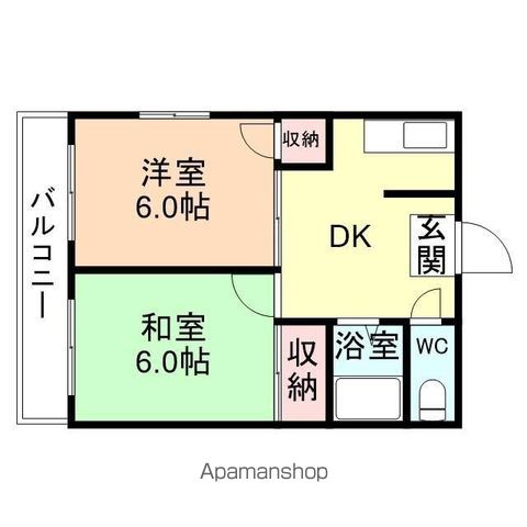 TOAマンションの間取り写真